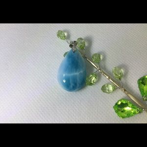 Larimar pendant